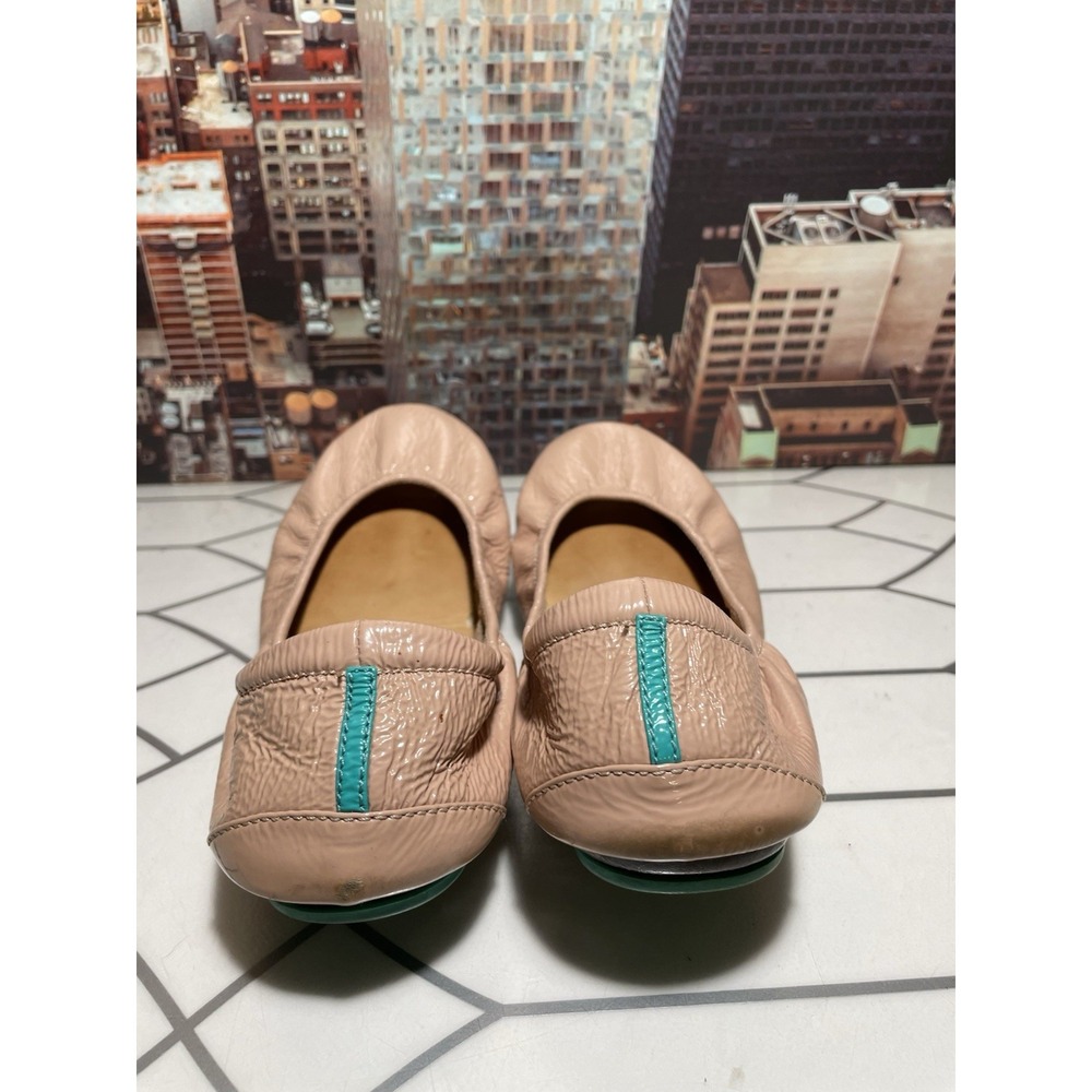 TIEKS BY GAVRIELI WOMEN'S PINK PATENT LEATHER FLAT BALLERINA SHOES SIZE 9 - Picture 6 of 11
